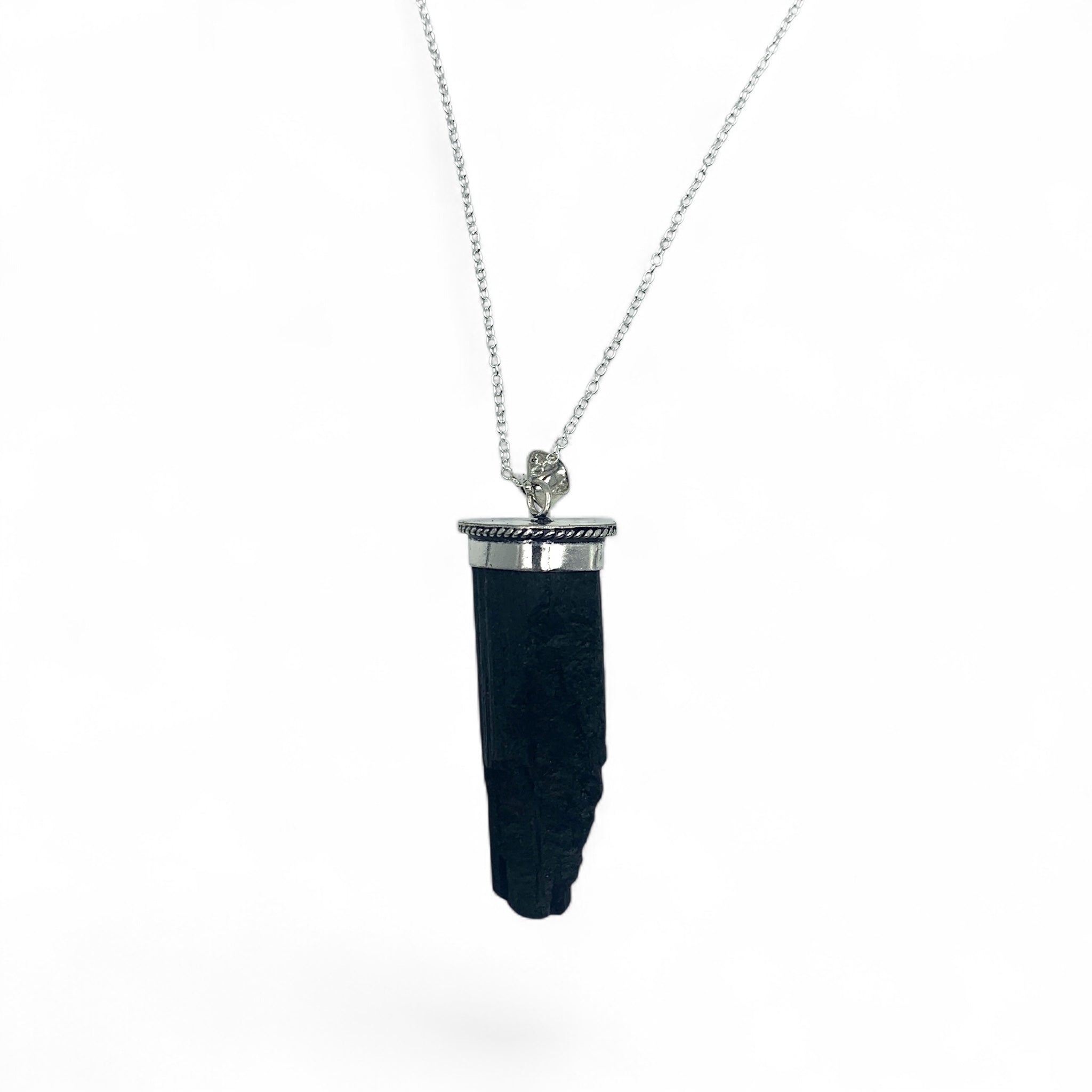 Necklace - Tourmaline Black Raw $40